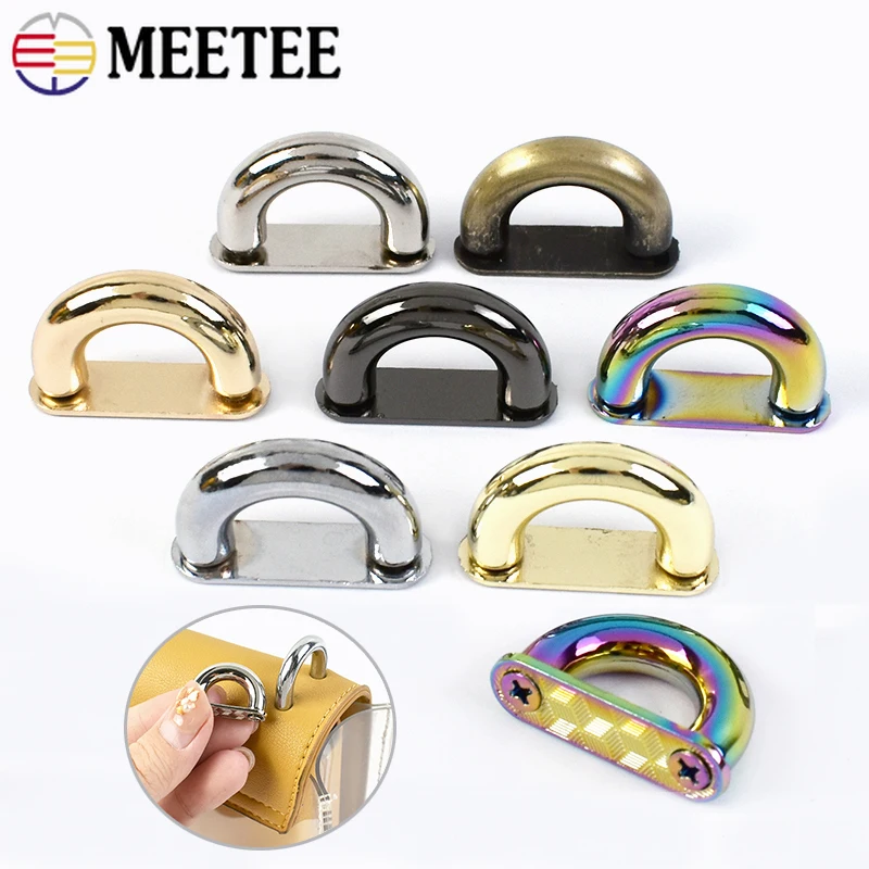 20Pcs Meetee Metal D Ring Arch Bridge Connectors Hook for Sewing Bag Strap Clasp Screw Buckle Leather Craft Hardware Accessories
20Pcs Meetee Metal D Ring Arch Bridge Connectors Hook for Sewing Bag Strap Clasp Screw Buckle Leather Craft Hardware Accessories