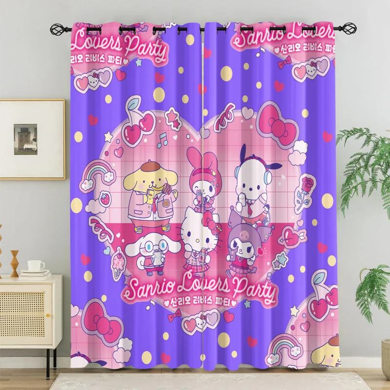 2 Pcs Sanrio Love Party Grommet Curtains Light Blocking Sunscreen Durable Polyester For Bedroom Living Room Study Bathroom Decor
2 Pcs Sanrio Love Party Grommet Curtains Light Blocking Sunscreen Durable Polyester For Bedroom Living Room Study Bathroom Decor