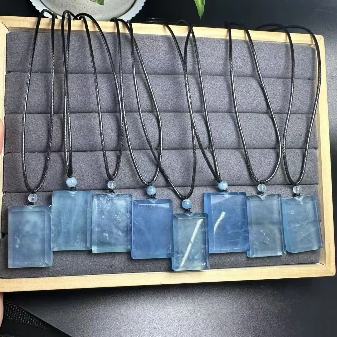 1 Pc Natural Aquamarine Square Pendant Rectangle Shape Reiki Healing Stone Fashion Jewelry Gift For Women Men
1 Pc Natural Aquamarine Square Pendant Rectangle Shape Reiki Healing Stone Fashion Jewelry Gift For Women Men