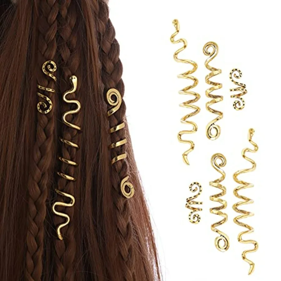 Gold Snake Hair Jewelry for Braids, Halloween Hair Decoration, Dreadlock Accessories for Women
Gold Snake Hair Jewelry for Braids, Halloween Hair Decoration, Dreadlock Accessories for Women