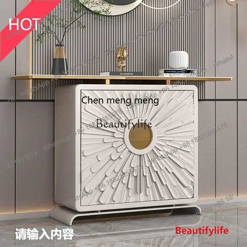 New style New Light luxury Italian door cabinet, living room aisle rock slab, modern simple cabinet ss 8617
New style New Light luxury Italian door cabinet, living room aisle rock slab, modern simple cabinet ss 8617