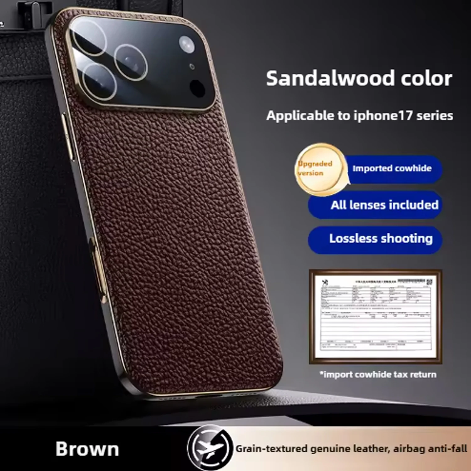 【Full Lens Protection】for iPhone 17 Pro Max Case iPhone17 Pro Genuine Leather Business Ultra-thin Leather Case for iPhone 17 P
【Full Lens Protection】for iPhone 17 Pro Max Case iPhone17 Pro Genuine Leather Business Ultra-thin Leather Case for iPhone 17 P