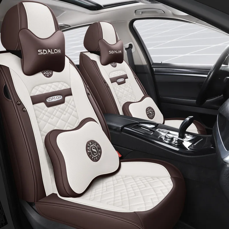 Full Set Universal PVC Leather 5d Car Seat Cover With Car Seat Cushion car accessories
Full Set Universal PVC Leather 5d Car Seat Cover With Car Seat Cushion car accessories