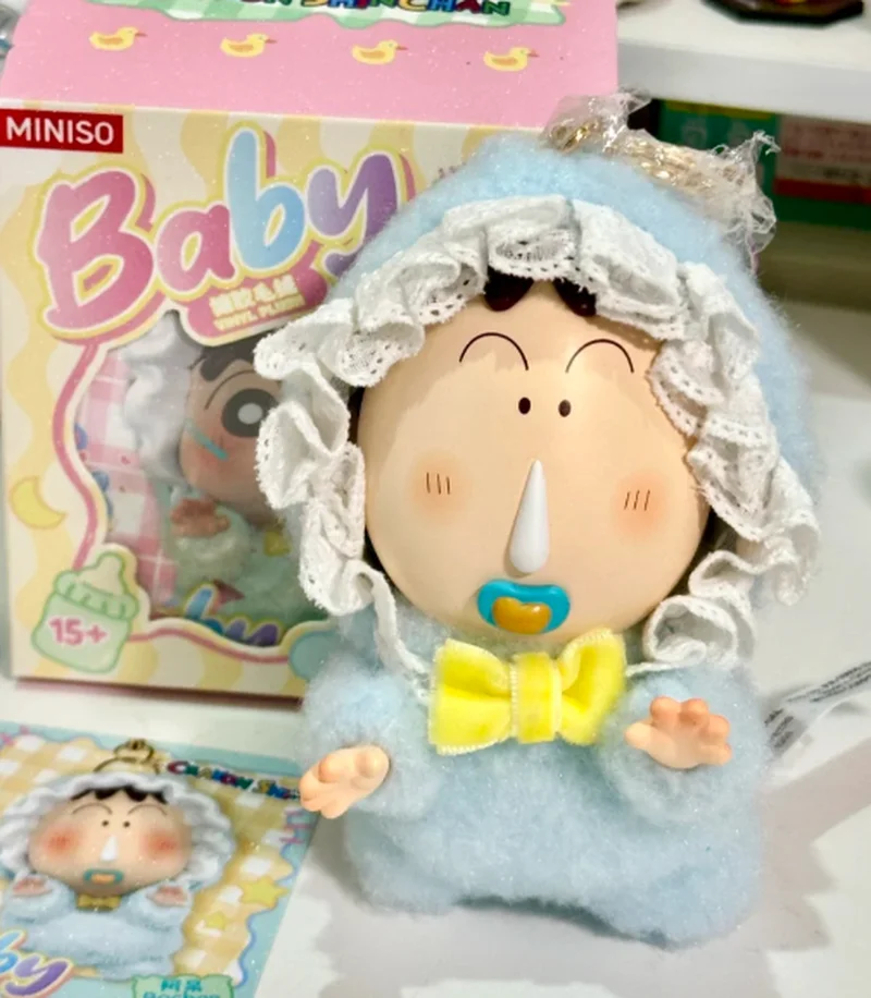 Виниловая глухая коробка Crayon Shinchan Baby Series, милые подвески, модные коллекционные игрушки и хобби
Виниловая глухая коробка Crayon Shinchan Baby Series, милые подвески, модные коллекционные игрушки и хобби