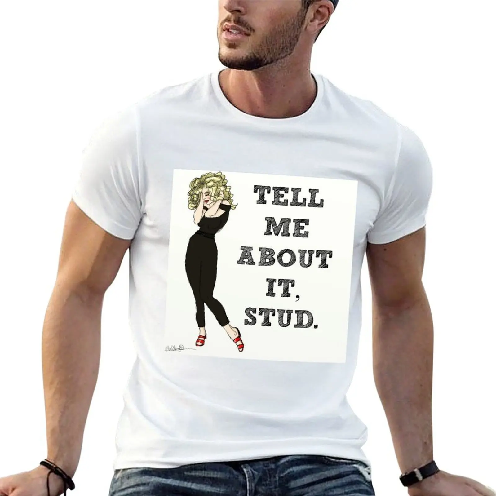 Tell Me About It, Stud T-Shirt t shirts cotton 100% essential t shirt funny t shirts cotton T-Shirt
Tell Me About It, Stud T-Shirt t shirts cotton 100% essential t shirt funny t shirts cotton T-Shirt