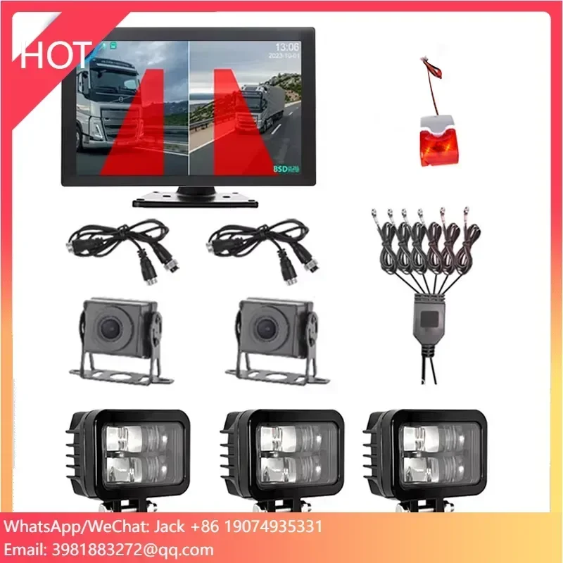 Forklift Alarm System AI Monitoring System Engineering Vehicle Tamper Buzzer Voice Alarm, Forklift Collision Prevention System
Forklift Alarm System AI Monitoring System Engineering Vehicle Tamper Buzzer Voice Alarm, Forklift Collision Prevention System