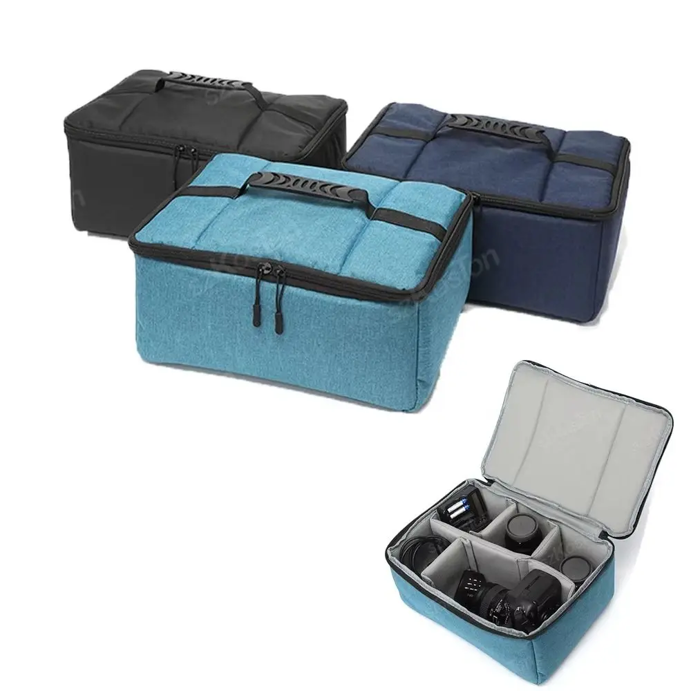 Oxford Camera Inserts Bag Super Thick Drop-Proof Insert Photography Organizer Multi-functional Black Waterproof Camera Bag
Oxford Camera Inserts Bag Super Thick Drop-Proof Insert Photography Organizer Multi-functional Black Waterproof Camera Bag