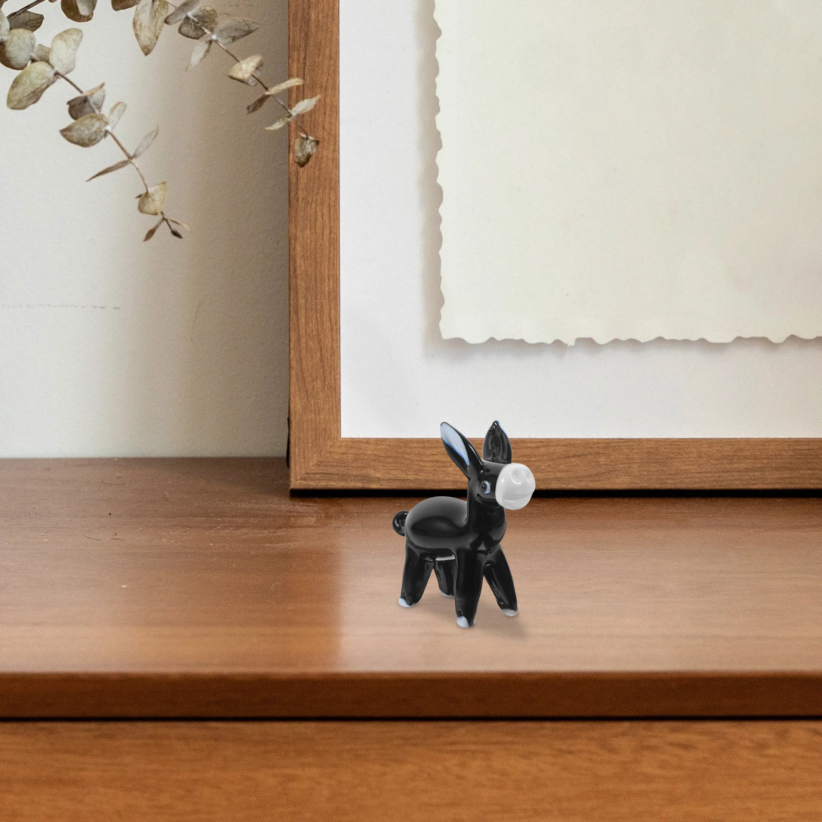 Mini Glass Donkey Black Finish Handcrafted Animal Sculpture for Home Office Decor Stylish Small Space Decoration Unique Gift
Mini Glass Donkey Black Finish Handcrafted Animal Sculpture for Home Office Decor Stylish Small Space Decoration Unique Gift