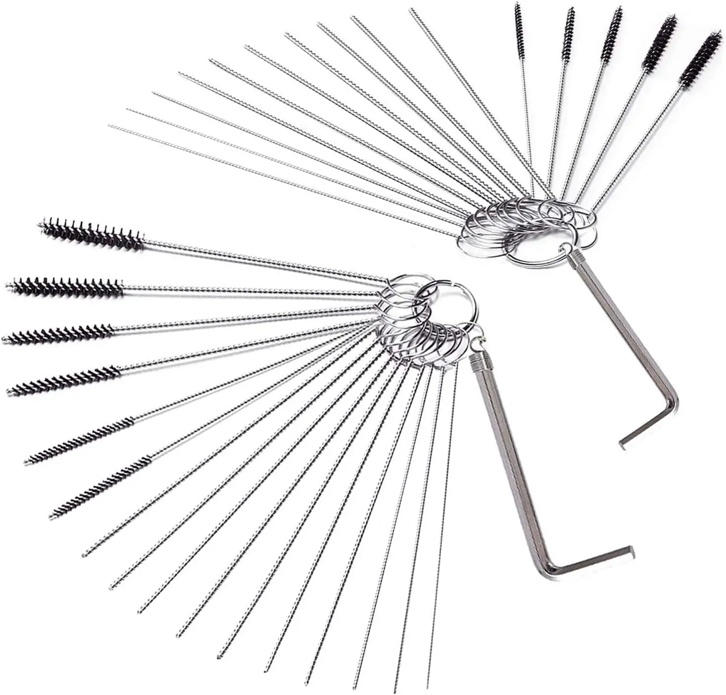 32-Piece Carburetor Cleaning Brush & Needle Kit for Small Engines, Motorcycles, ATVs, and More
32-Piece Carburetor Cleaning Brush & Needle Kit for Small Engines, Motorcycles, ATVs, and More