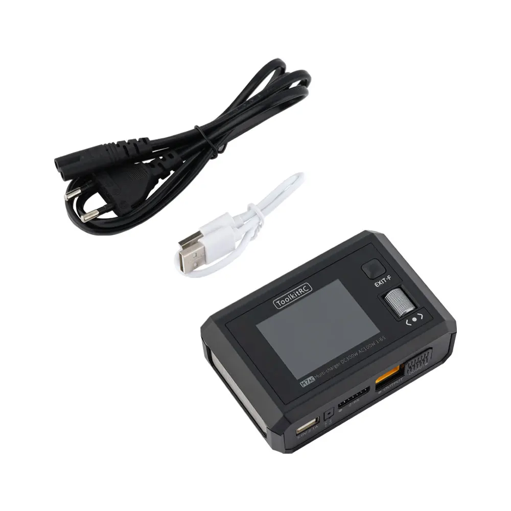 Toolkitrc M7AC Multifunction RC Tool with Dual Smart Charger Signal Tester Drone Charge Support 100W AC/300W DC Input XT60 XT30
Toolkitrc M7AC Multifunction RC Tool with Dual Smart Charger Signal Tester Drone Charge Support 100W AC/300W DC Input XT60 XT30