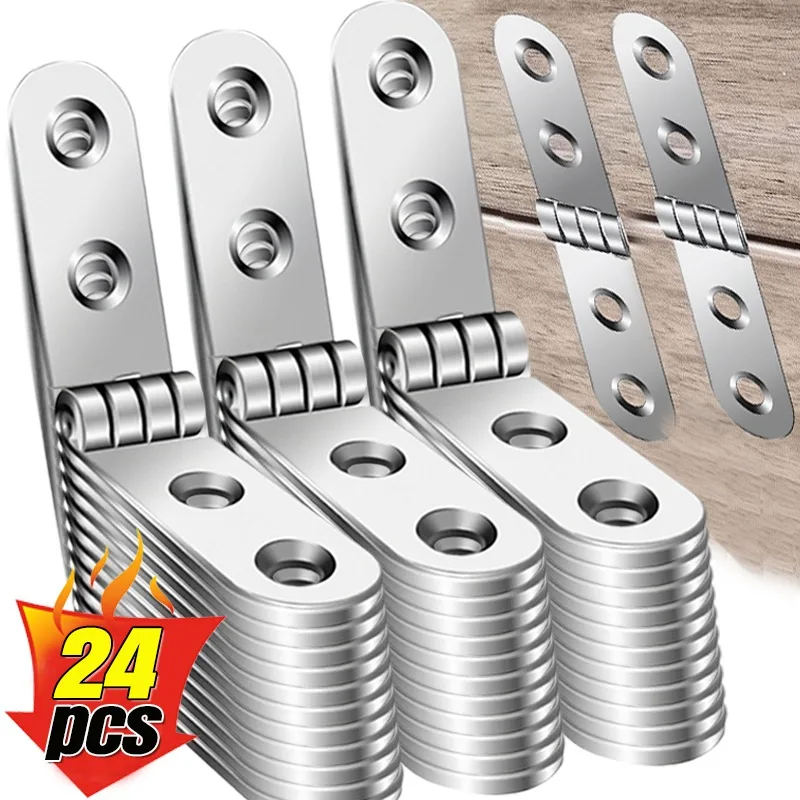 24/2PCS Foldable Rounded Corner Hinge Flap Cabinet Bedframe 180° Rounded Corner Hinges For Sewing Machine Furniture Hardware
24/2PCS Foldable Rounded Corner Hinge Flap Cabinet Bedframe 180° Rounded Corner Hinges For Sewing Machine Furniture Hardware