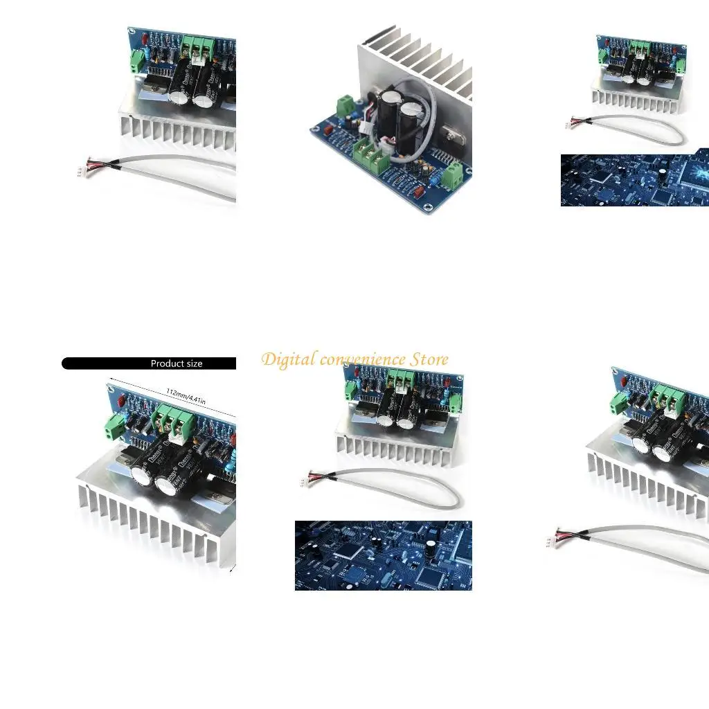 Печатная плата усилителя мощности 97QA XH-M210, 2 канала, 100 Вт + 100 Вт, чип TDA7293 с радиатором
Печатная плата усилителя мощности 97QA XH-M210, 2 канала, 100 Вт + 100 Вт, чип TDA7293 с радиатором