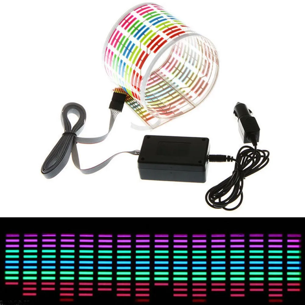 Car Sticker Music Rhythm LED Flash Light, Sound Activated Equalizer, 45x11cm Size, PVC Material, Multiple Light Colors Available
Car Sticker Music Rhythm LED Flash Light, Sound Activated Equalizer, 45x11cm Size, PVC Material, Multiple Light Colors Available