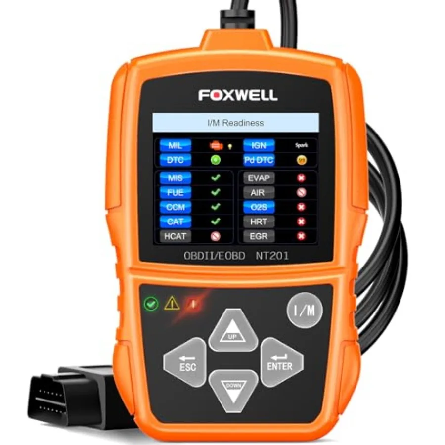 NT201 OBD2 Scanner Code Reader for Cars and Trucks - Reset Check Engine Light Read and Clear Fault Codes Live Data Diagnostic T
NT201 OBD2 Scanner Code Reader for Cars and Trucks - Reset Check Engine Light Read and Clear Fault Codes Live Data Diagnostic T