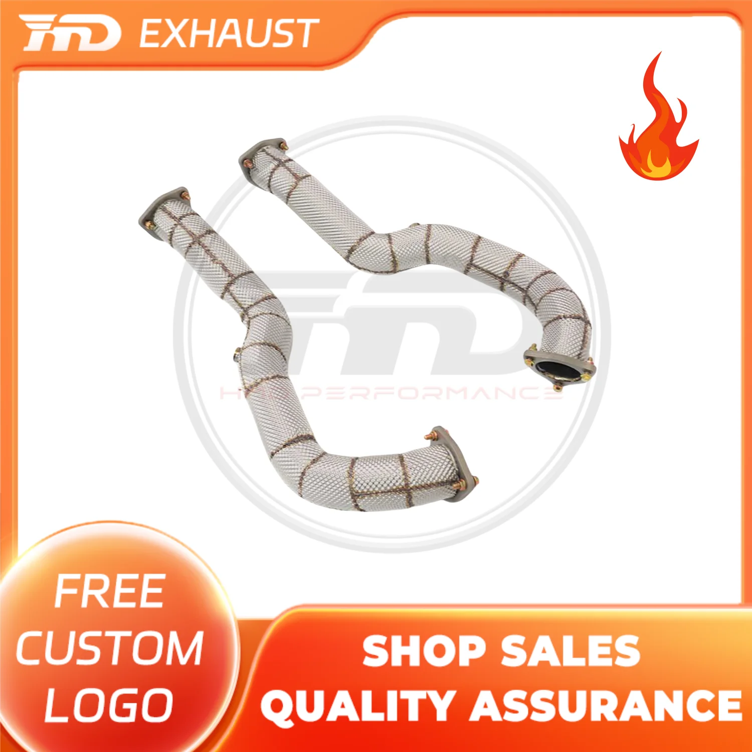HMD Hot sale Exhaust System High Flow Performance Downpipe for Porsche 718 GT4 RS 4.0L Non OPF With Heat Shield Racing Pipe
HMD Hot sale Exhaust System High Flow Performance Downpipe for Porsche 718 GT4 RS 4.0L Non OPF With Heat Shield Racing Pipe