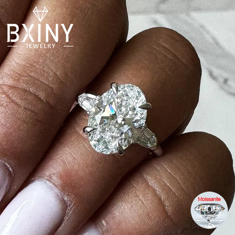 Кольца BXINY 4CT с муассанитом овальной огранки, стерлинговое серебро 925 пробы для женщин, сертификат GRA, лабораторный бриллиант, 3 камня, обещание, обручальное кольцо, ювелирные изделия
Кольца BXINY 4CT с муассанитом овальной огранки, стерлинговое серебро 925 пробы для женщин, сертификат GRA, лабораторный бриллиант, 3 камня, обещание, обручальное кольцо, ювелирные изделия