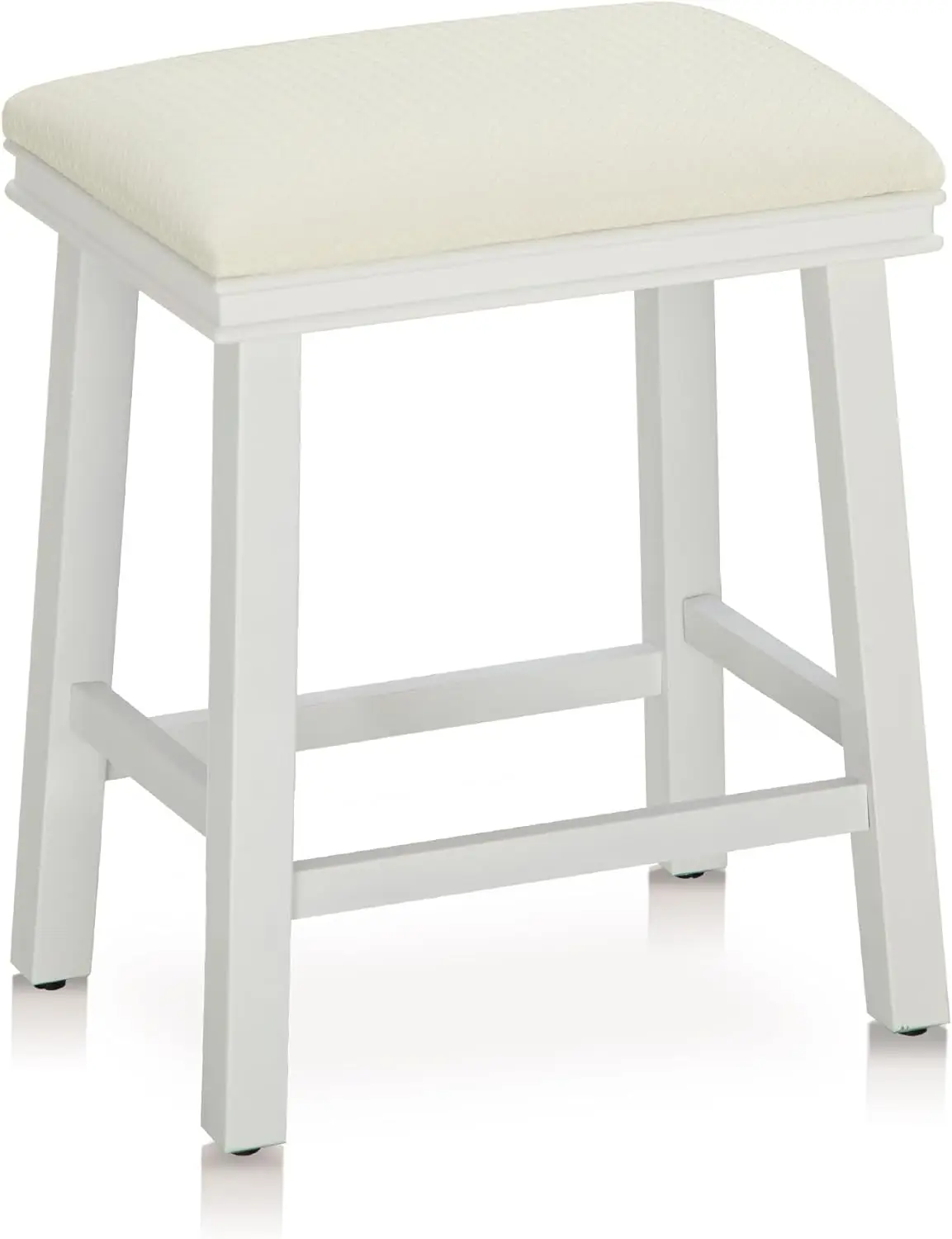 White Counter Height 24 H Bar Stool For Kitchen Counter Solid Wood Leg With Faux Leather Padded Seat Farmhouse Barstool For
White Counter Height 24 H Bar Stool For Kitchen Counter Solid Wood Leg With Faux Leather Padded Seat Farmhouse Barstool For