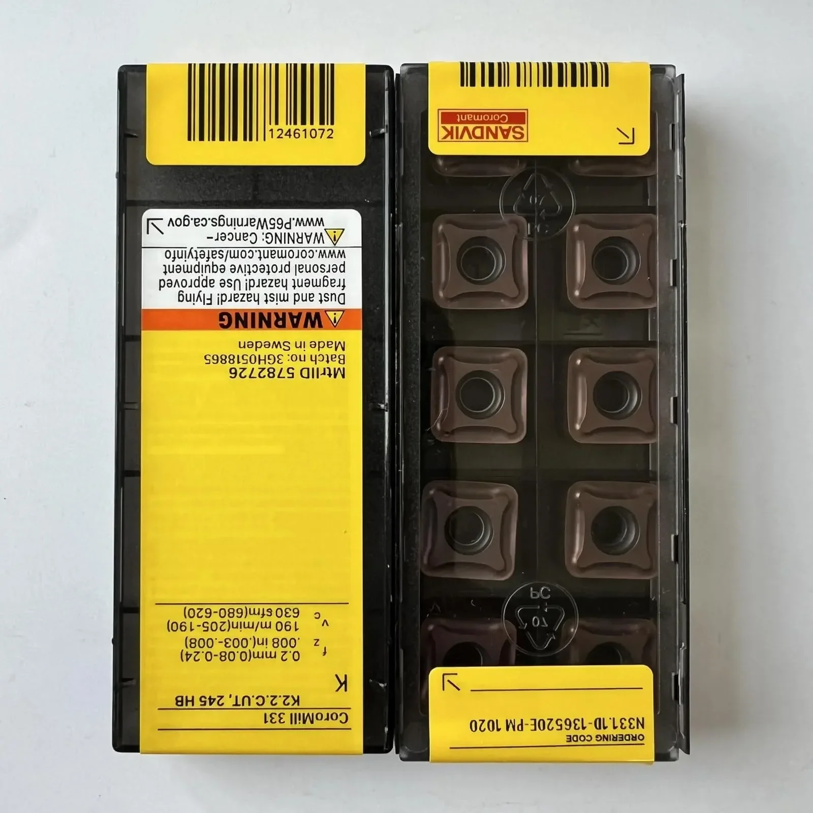 SANDVIK-Coromant / N331, 1D-136520E-PM 1020 / 10 Pcs
SANDVIK-Coromant / N331, 1D-136520E-PM 1020 / 10 Pcs