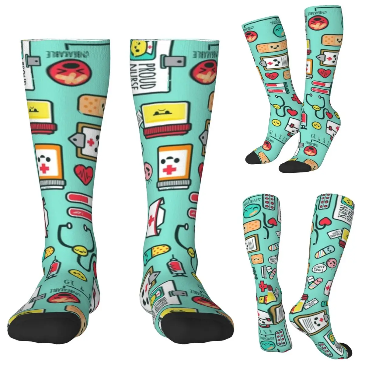 Носки для медсестры в стиле Харадзюку, высококачественные чулки, всесезонные длинные носки, аксессуары для подарков унисекс
Носки для медсестры в стиле Харадзюку, высококачественные чулки, всесезонные длинные носки, аксессуары для подарков унисекс