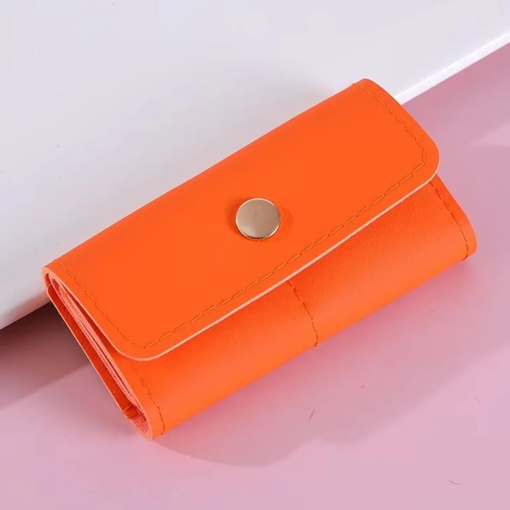 PU Foldable Jewelry Storage Bag Wear-Resistant 6-Slot Design Portable Jewelry Roll Bag Compact Solid Color
PU Foldable Jewelry Storage Bag Wear-Resistant 6-Slot Design Portable Jewelry Roll Bag Compact Solid Color