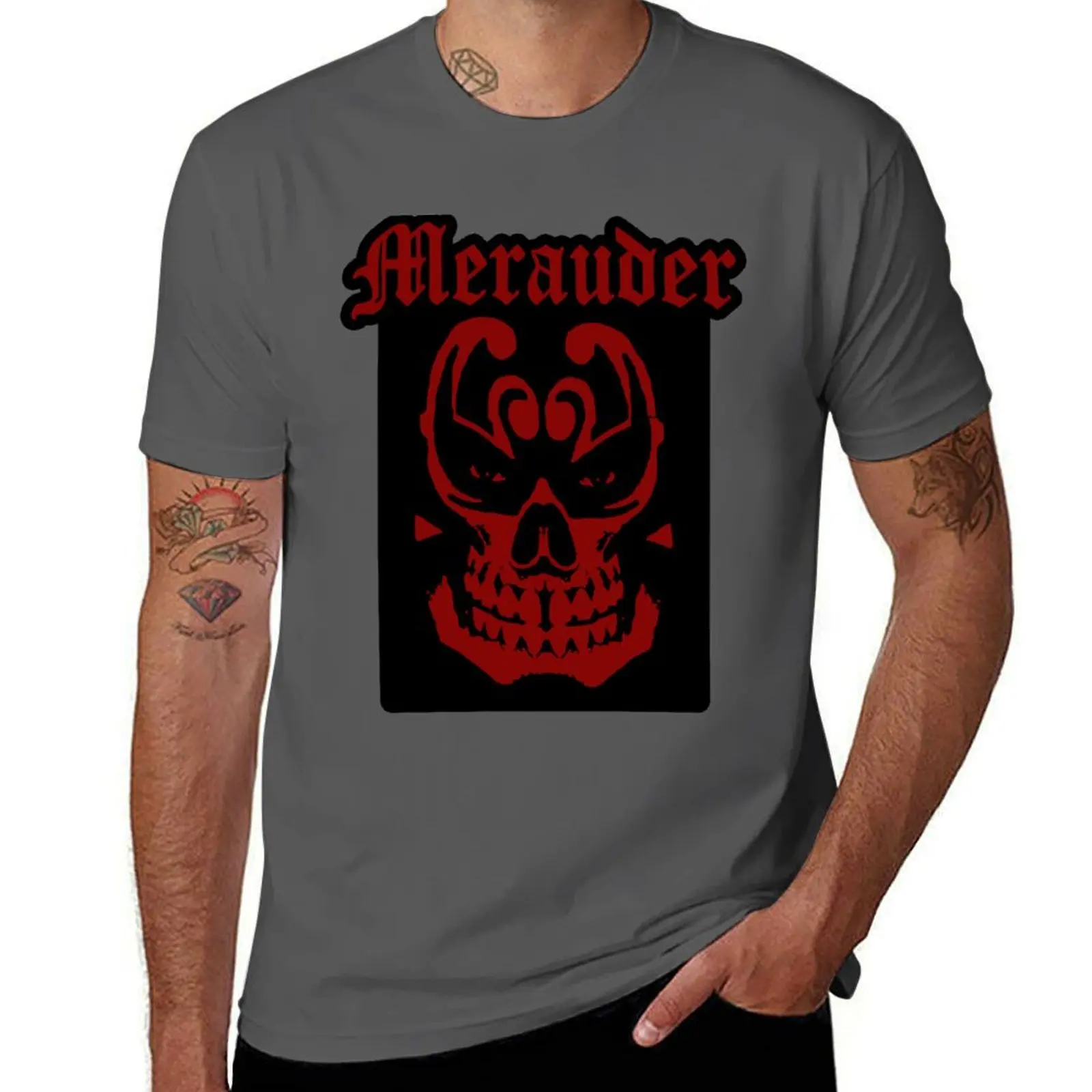Merauder Hardcore Mask T-Shirt Anti-Fade Casual Tee Shirt
Merauder Hardcore Mask T-Shirt Anti-Fade Casual Tee Shirt