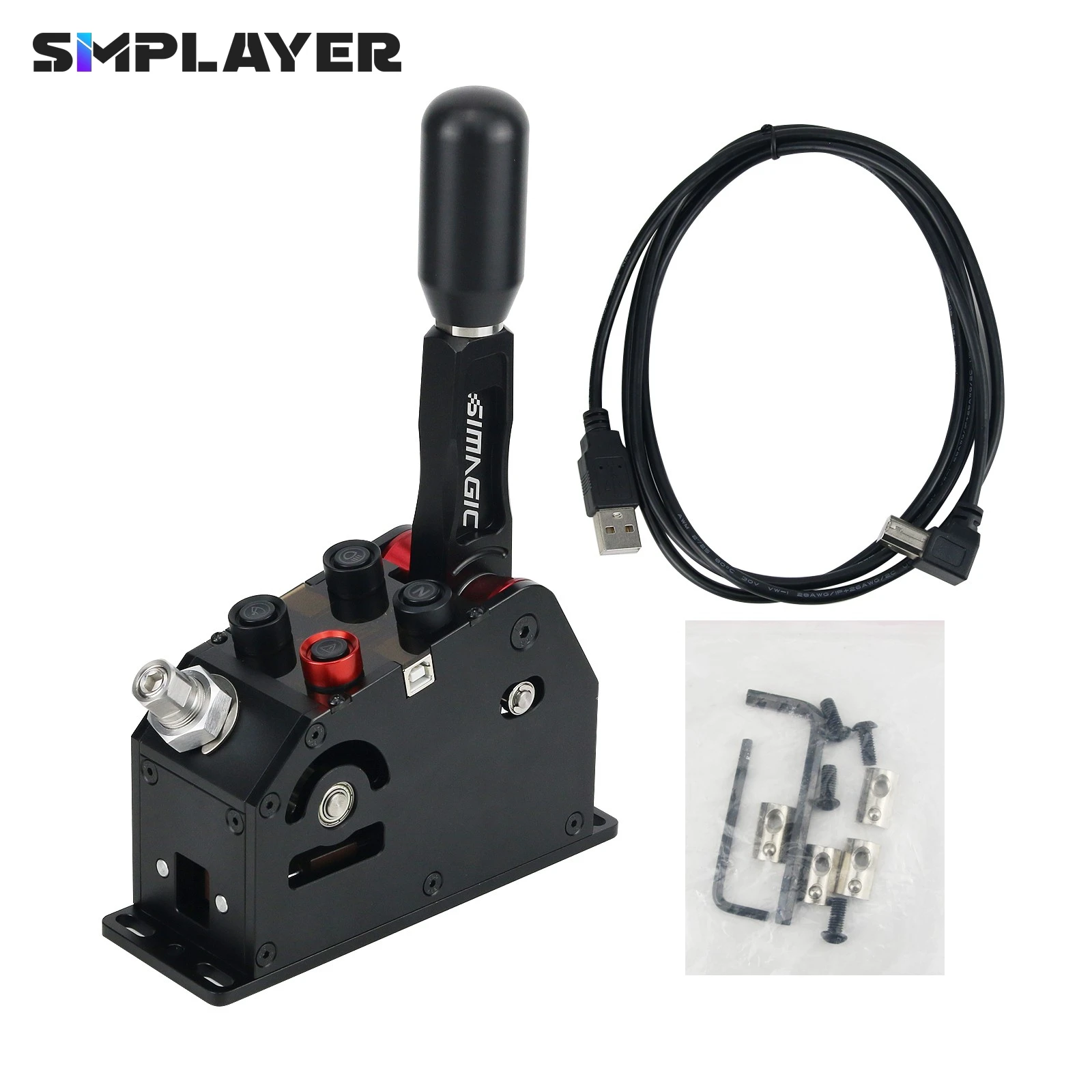 Simplayer Simagic Q1 Sequential Shifter PC Racing Games SRS Sequential Shifter Переключатель передач USB Ручной тормоз 78 см 120 мм
Simplayer Simagic Q1 Sequential Shifter PC Racing Games SRS Sequential Shifter Переключатель передач USB Ручной тормоз 78 см 120 мм
