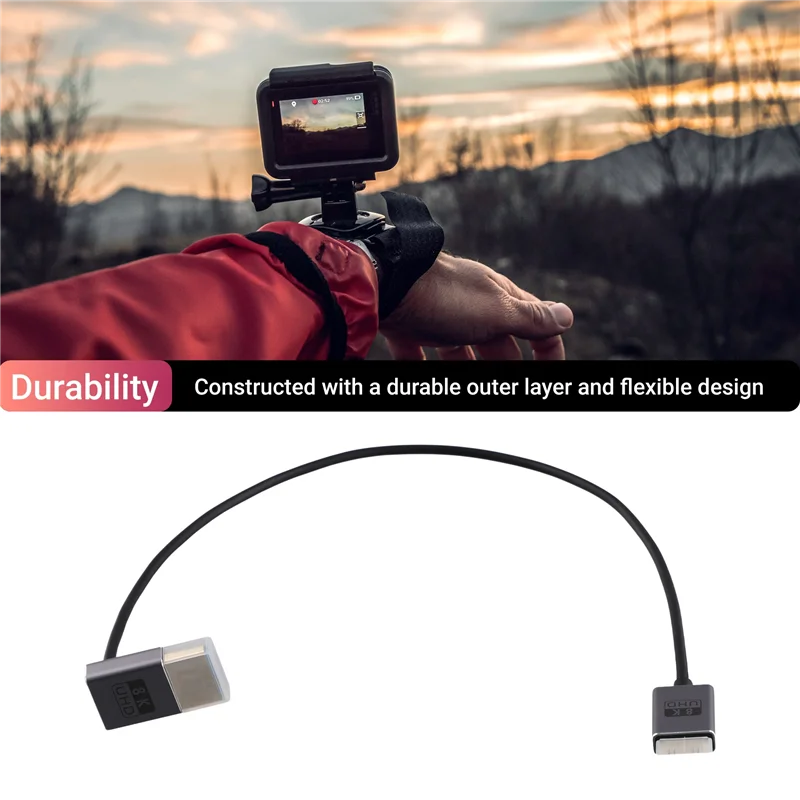 Мини-совместимый кабель для цифровой камеры, линия 8K, 60 Гц для камеры, 8K Mini, диаметр 2,5 мм, HD 2,1, кабель 0,3 м
Мини-совместимый кабель для цифровой камеры, линия 8K, 60 Гц для камеры, 8K Mini, диаметр 2,5 мм, HD 2,1, кабель 0,3 м