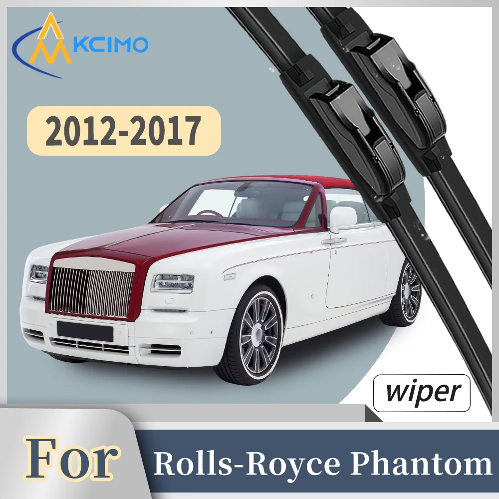 Premium Rubber Front Windscreen Wiper Blades For Rolls-Royce Phantom 2012-2017 Smooth Wiping Waterproof Windshield Kit 2Pcs
Premium Rubber Front Windscreen Wiper Blades For Rolls-Royce Phantom 2012-2017 Smooth Wiping Waterproof Windshield Kit 2Pcs