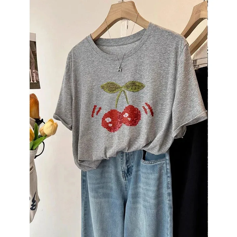 Women's 2026 New Summer T-Shirt Slimming Round Neck Short Sleeve Top
Women's 2026 New Summer T-Shirt Slimming Round Neck Short Sleeve Top