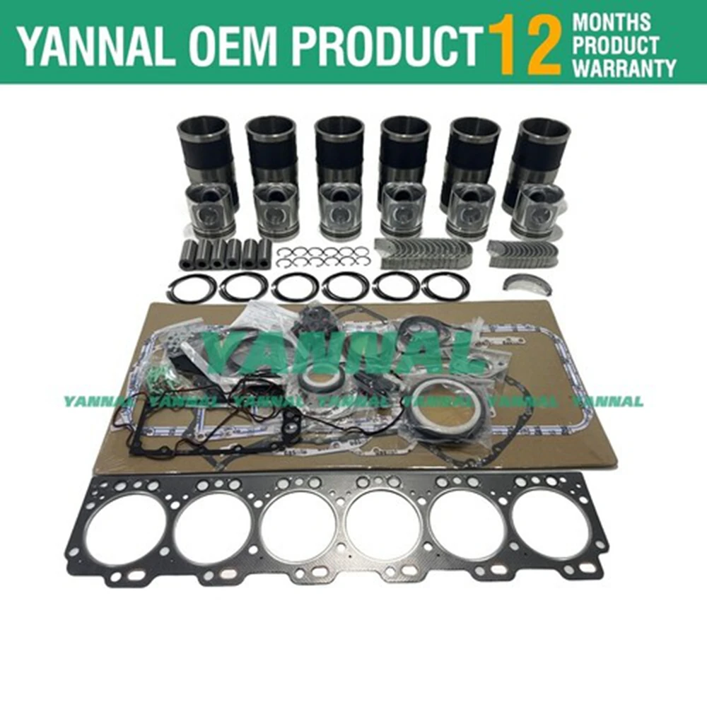 New 6C 6CT 6CTA Engine Rebuild Kit for Cummins Diesel Tractor Truck Excavator
New 6C 6CT 6CTA Engine Rebuild Kit for Cummins Diesel Tractor Truck Excavator