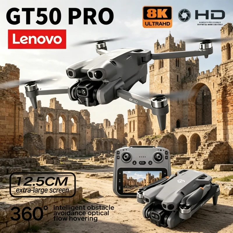 Lenovo GT50 Foldable Quadcopter Dron Toys Drone 360° Obstacle avoidance Brushless Motor Professional WIFI Aerial Photography
Lenovo GT50 Foldable Quadcopter Dron Toys Drone 360° Obstacle avoidance Brushless Motor Professional WIFI Aerial Photography
