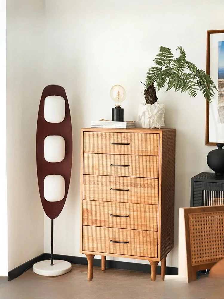 Medieval retro chest of drawers Japanese-style solid wood elm storage locker log color
Medieval retro chest of drawers Japanese-style solid wood elm storage locker log color