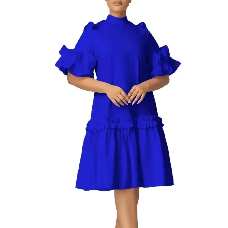 Elegant 2025 Africa Half Sleeve Polyester White Black Red Blue Party Evening Dress Gowns Outfits S-3XL African Dresses for Women
Elegant 2025 Africa Half Sleeve Polyester White Black Red Blue Party Evening Dress Gowns Outfits S-3XL African Dresses for Women
