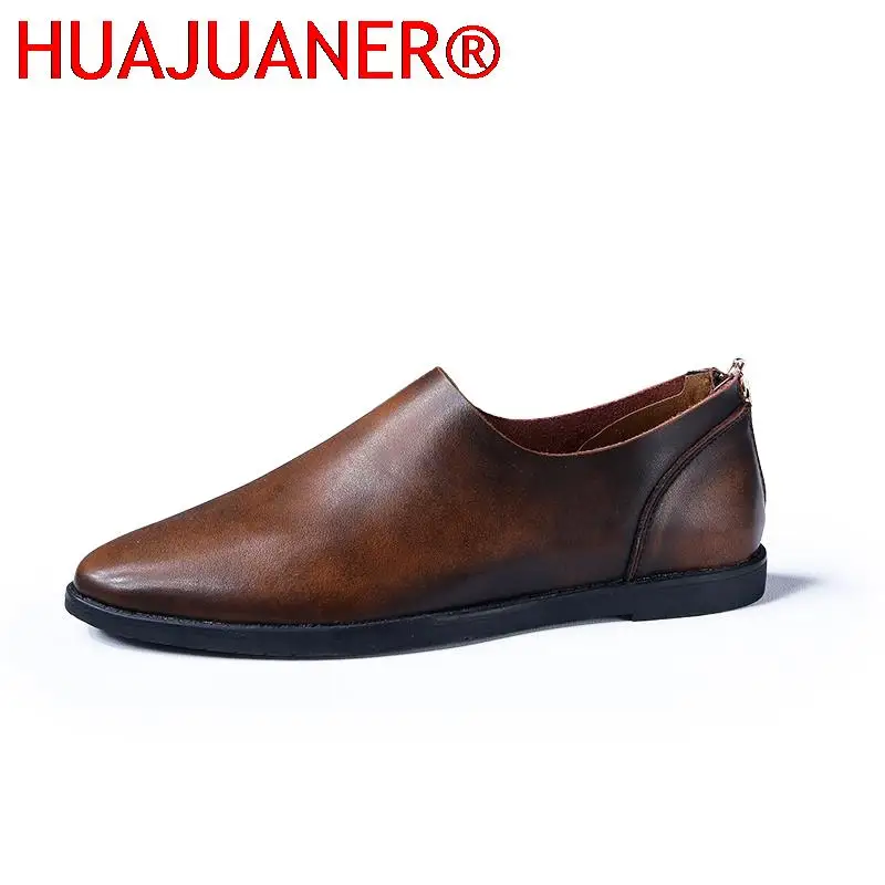 New Formal Shoes Men Leather Loafers Light Driving Shoes Casual Zipper Soft Slip On Shoes Flat Designer Summer Shoes Comfortable
New Formal Shoes Men Leather Loafers Light Driving Shoes Casual Zipper Soft Slip On Shoes Flat Designer Summer Shoes Comfortable