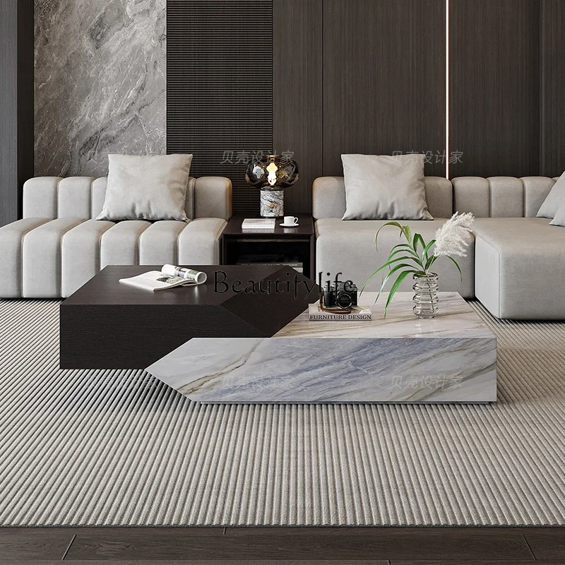 N Modern Light Luxury Creative Stone Plate Coffee Table Living Room Nordic Designer Simple Marble Coffee Table
N Modern Light Luxury Creative Stone Plate Coffee Table Living Room Nordic Designer Simple Marble Coffee Table