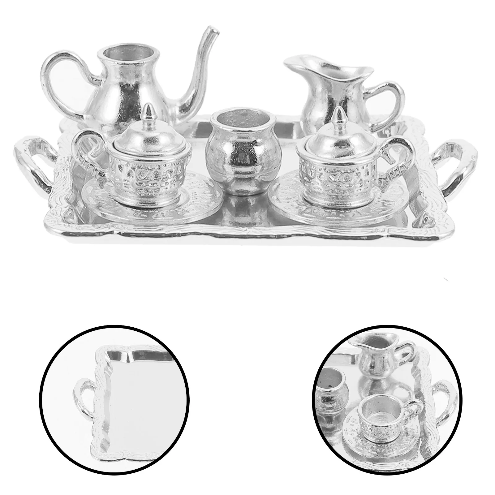 1Set Mini House Tea Ware Delicate Mini Tea Kettle Decoration Home Craft Alloy Wine Kettle Desk Miniature Decor
1Set Mini House Tea Ware Delicate Mini Tea Kettle Decoration Home Craft Alloy Wine Kettle Desk Miniature Decor