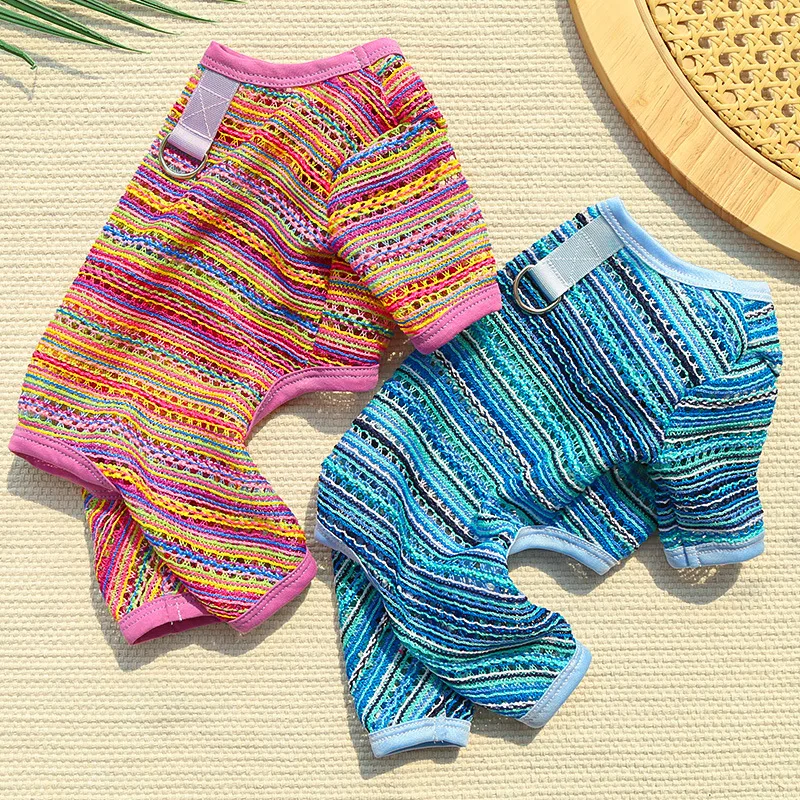 Dog Clothes Summer Boy Girls Costume Mesh Overalls Jumpsuit Puppy Onesie Pajamas For Small Dogs Chiwawa Cat Dog Clothing Suit XS
Dog Clothes Summer Boy Girls Costume Mesh Overalls Jumpsuit Puppy Onesie Pajamas For Small Dogs Chiwawa Cat Dog Clothing Suit XS
