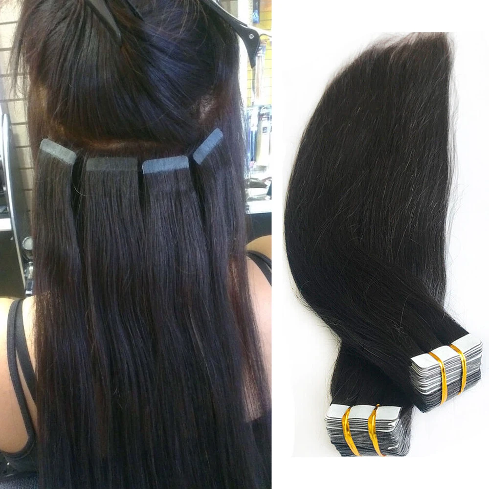 Straight Tape In Extensions 20pcs/50g Full Head Seamless Natural Black Brazilian Remy 100% Human Hair Tape Ins Adhesive Replaceable Invisible Glue 26 Inch
Straight Tape In Extensions 20pcs/50g Full Head Seamless Natural Black Brazilian Remy 100% Human Hair Tape Ins Adhesive Replaceable Invisible Glue 26 Inch