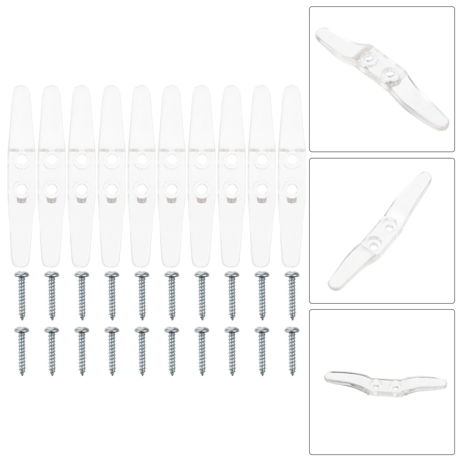 10Pcs Blind Cord Transparent Plastic Cord Wraps for Window Blinds and Curtains Child Rope Fixing
10Pcs Blind Cord Transparent Plastic Cord Wraps for Window Blinds and Curtains Child Rope Fixing