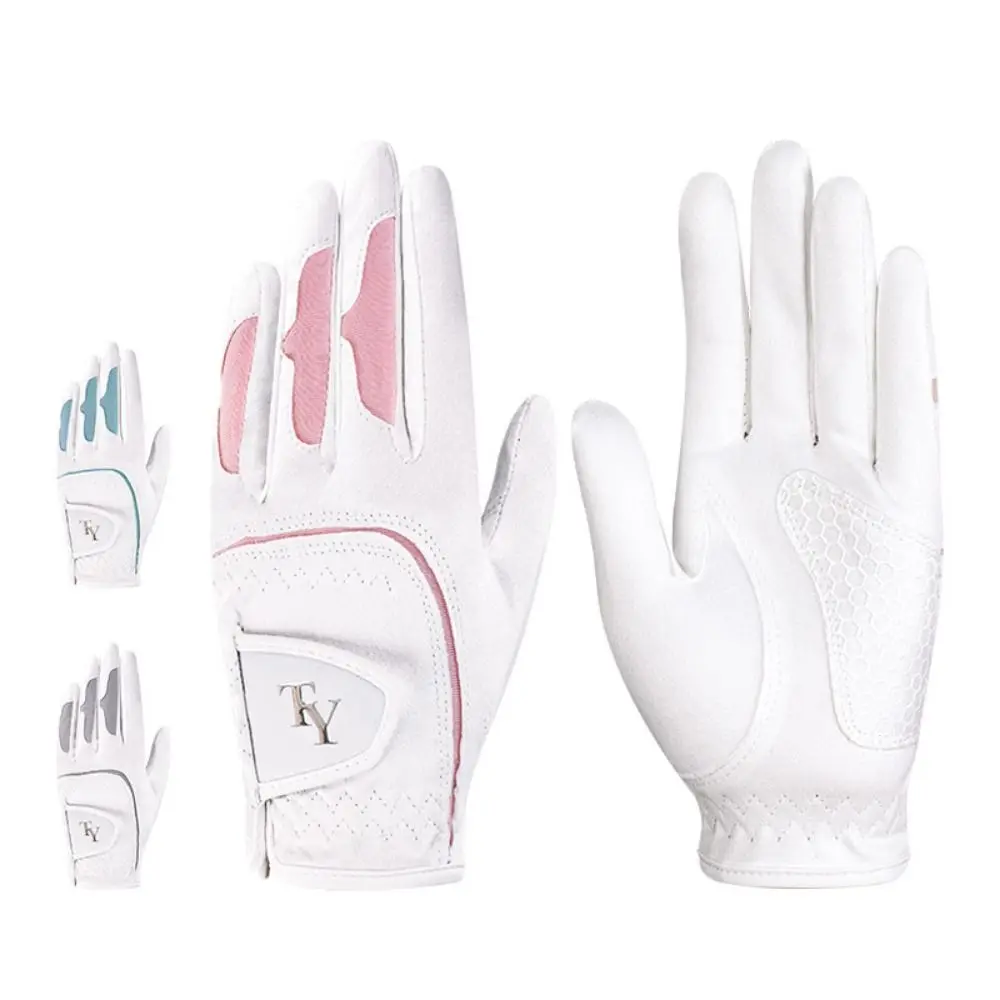 Удобные женские спортивные перчатки, профессиональные дышащие женские перчатки для гольфа, нескользящие варежки для гольфа на левой и правой руки
Удобные женские спортивные перчатки, профессиональные дышащие женские перчатки для гольфа, нескользящие варежки для гольфа на левой и правой руки