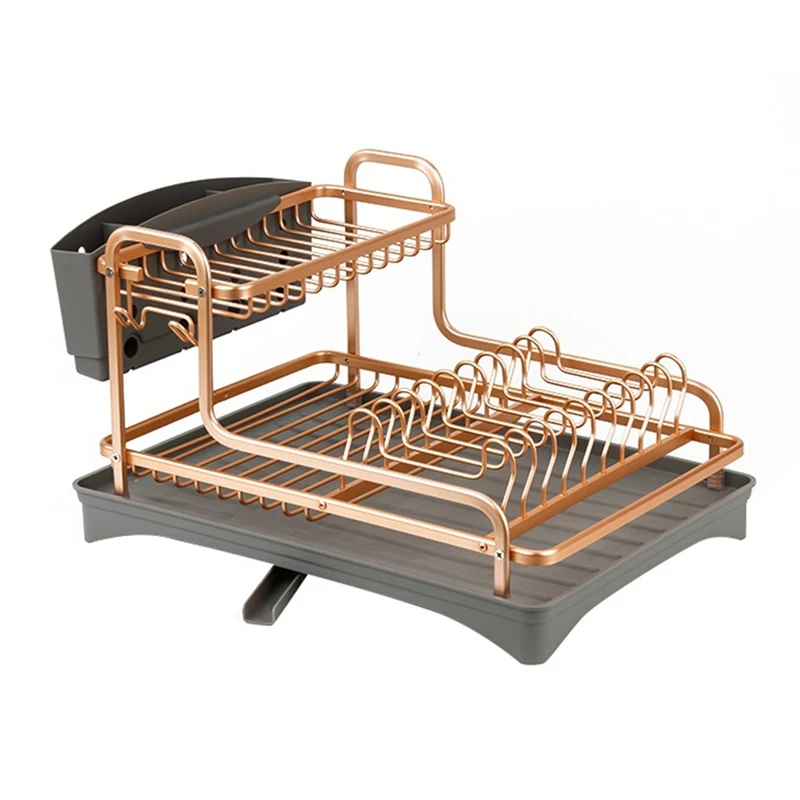 HFIL-Stainless Steel Kitchen Drying Dish Rack Sink Drain Holder,Cutlery Drainer Accessories,Storage Plate Organizergold Shelf
HFIL-Stainless Steel Kitchen Drying Dish Rack Sink Drain Holder,Cutlery Drainer Accessories,Storage Plate Organizergold Shelf