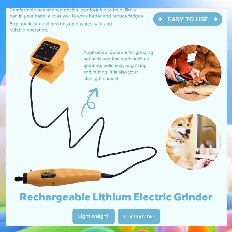 80W High-Speed Electric Grinder Kit, Rechargeable For 18V-21V Battery, DIY Tool Up To 18000Rpm-AA25
80W High-Speed Electric Grinder Kit, Rechargeable For 18V-21V Battery, DIY Tool Up To 18000Rpm-AA25