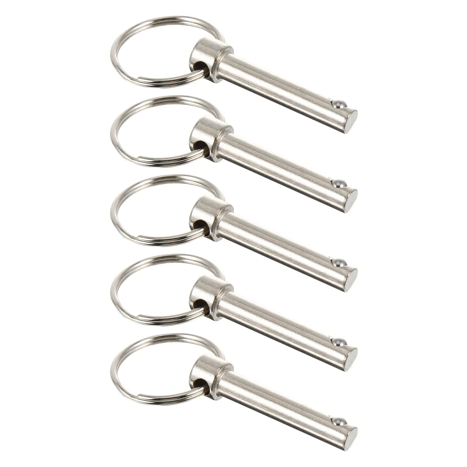 5 Pcs Steel Ball Latch Quick Release Safety Pins 6x45mm Marine Carbon Spring Locking Coupler Pin Ship Hardware
5 Pcs Steel Ball Latch Quick Release Safety Pins 6x45mm Marine Carbon Spring Locking Coupler Pin Ship Hardware