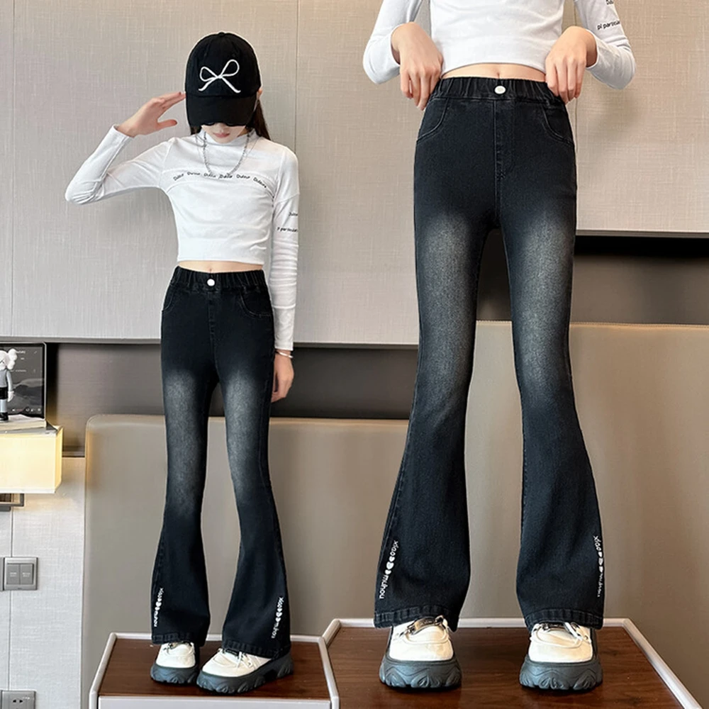 Teen Girls Jeans Casual Trousers Kids Retro Gradient Design Bell-bottoms Cowboy Pants Spring Fall Flared Jeans Children's Pants
Teen Girls Jeans Casual Trousers Kids Retro Gradient Design Bell-bottoms Cowboy Pants Spring Fall Flared Jeans Children's Pants
