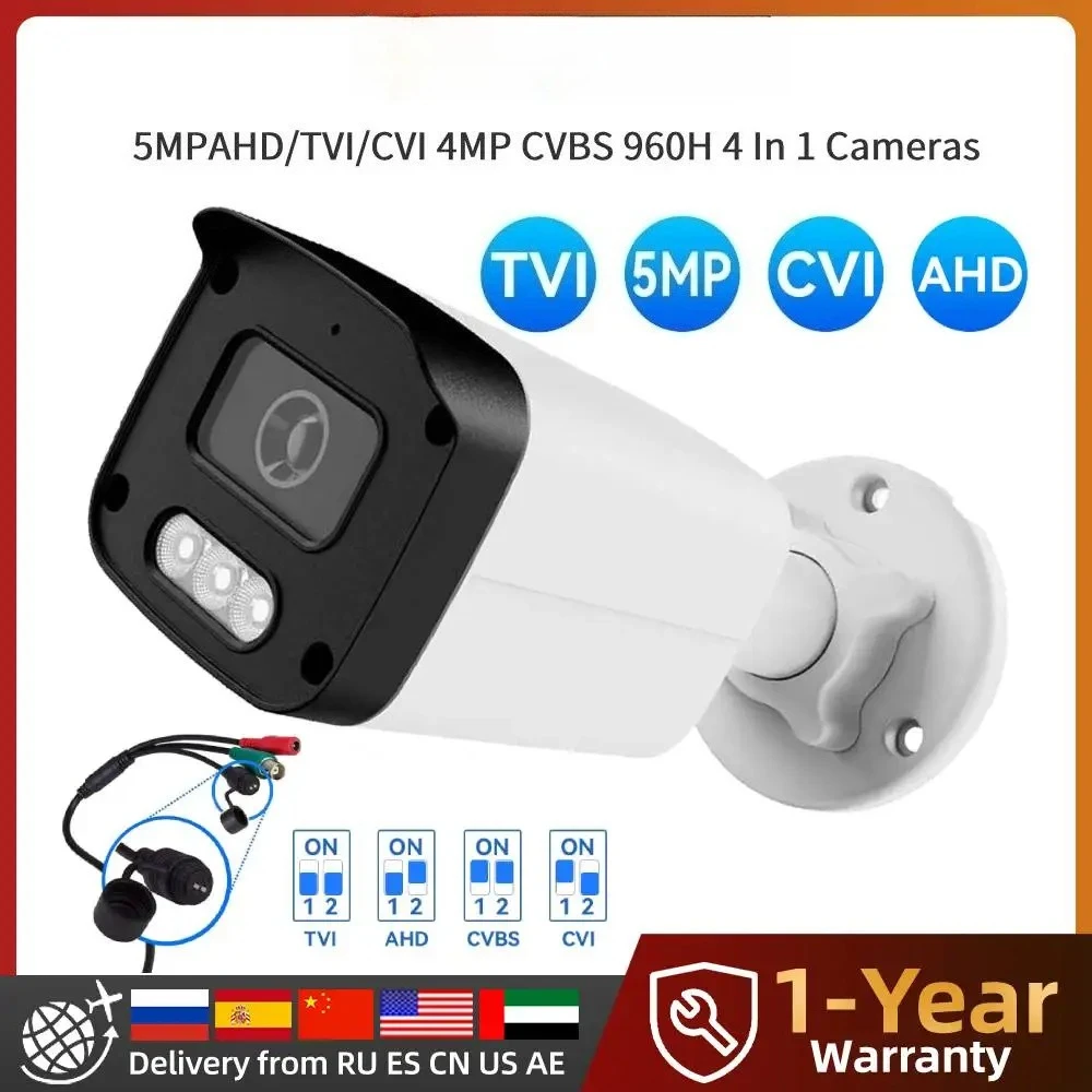 5MP Outdoor IP Security Camera,4-in-1 (5MPAHD/TVI 4MPCVI 960H CVBS), DIP Switch,Infrared Night Vision,IP66 Waterproof,3.6mm Lens
5MP Outdoor IP Security Camera,4-in-1 (5MPAHD/TVI 4MPCVI 960H CVBS), DIP Switch,Infrared Night Vision,IP66 Waterproof,3.6mm Lens