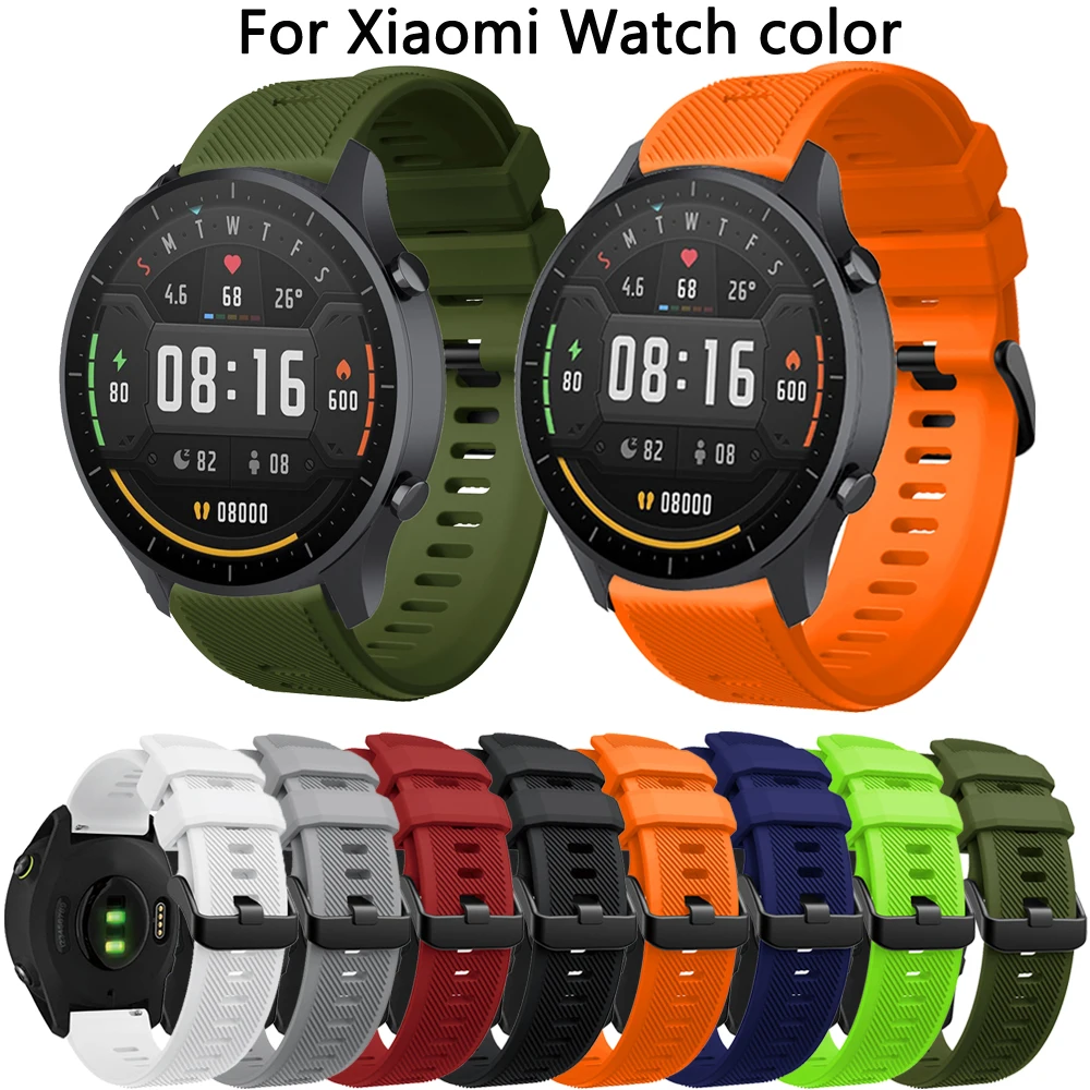 Ремешок силиконовый для Xiaomi Watch, цветной спортивный браслет для смарт-часов xiaomi mi, 22 мм
Ремешок силиконовый для Xiaomi Watch, цветной спортивный браслет для смарт-часов xiaomi mi, 22 мм