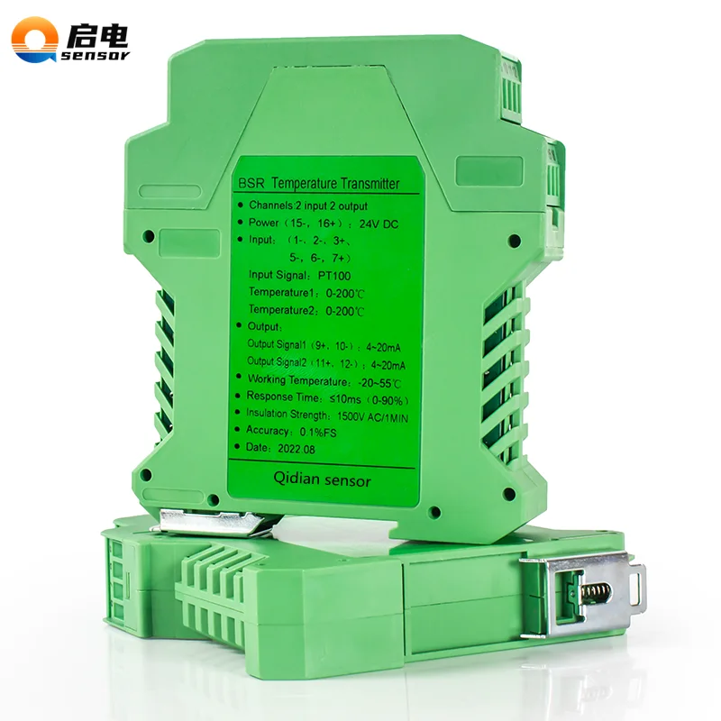 Din Rail Thermocouple Temperature signal Isolation Transmitter PT100 In 4-20 mA 0-10v Output DC24V AC220V RTD Converter
Din Rail Thermocouple Temperature signal Isolation Transmitter PT100 In 4-20 mA 0-10v Output DC24V AC220V RTD Converter