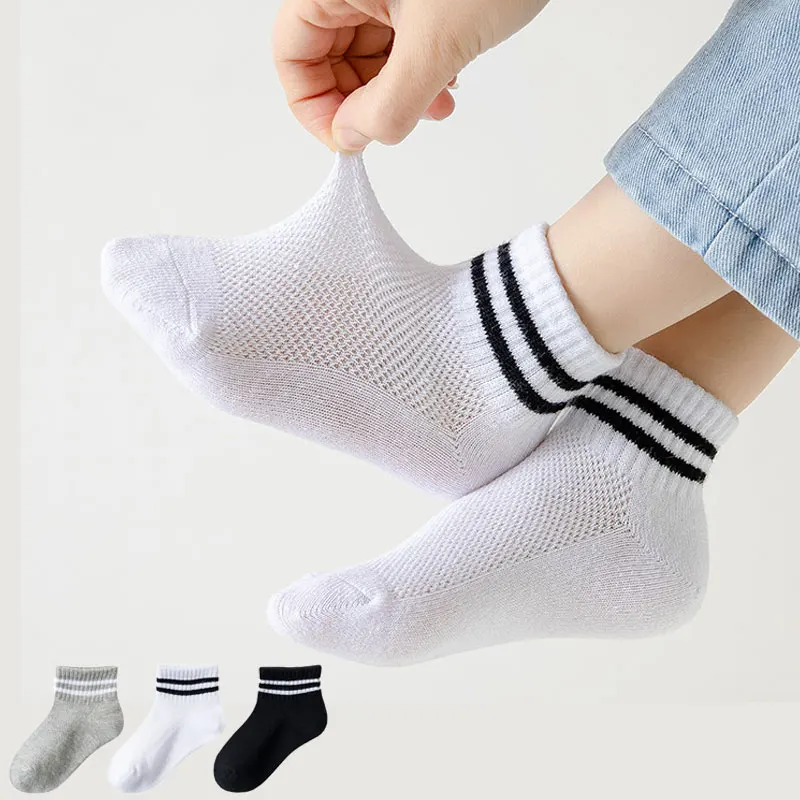 5 Pairs/Lot Children Socks Spring Summer Mesh Breathable Elastic Socks Solid Color Student Socks Kids Boys & Girls Cotton Socks
5 Pairs/Lot Children Socks Spring Summer Mesh Breathable Elastic Socks Solid Color Student Socks Kids Boys & Girls Cotton Socks