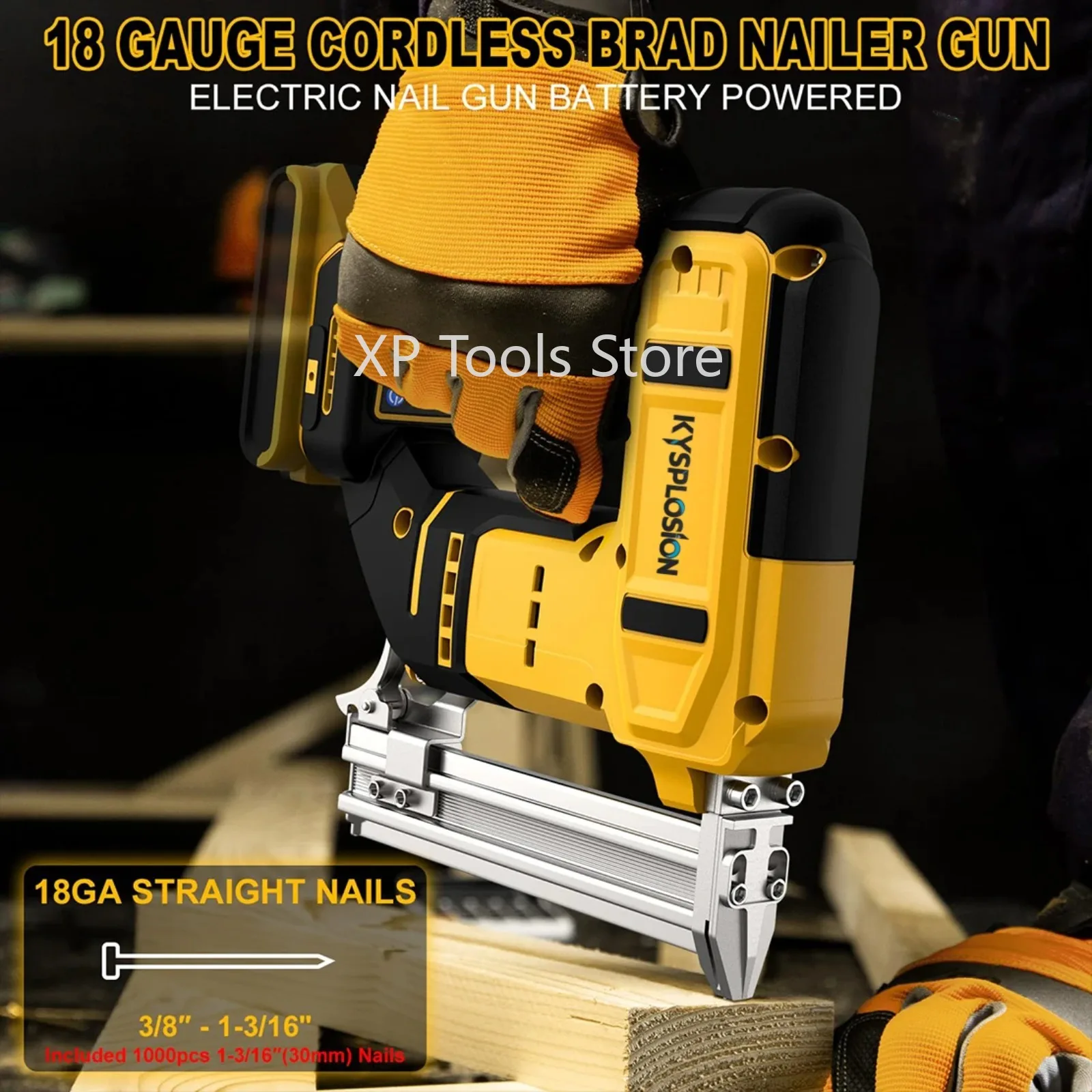 2in1 Nailer/Stapler Gun Wireless Cordless Electric for Dewalt F30/422J Nail Lithium Battery for Makita/Dewalt 18/20v Battery
2in1 Nailer/Stapler Gun Wireless Cordless Electric for Dewalt F30/422J Nail Lithium Battery for Makita/Dewalt 18/20v Battery