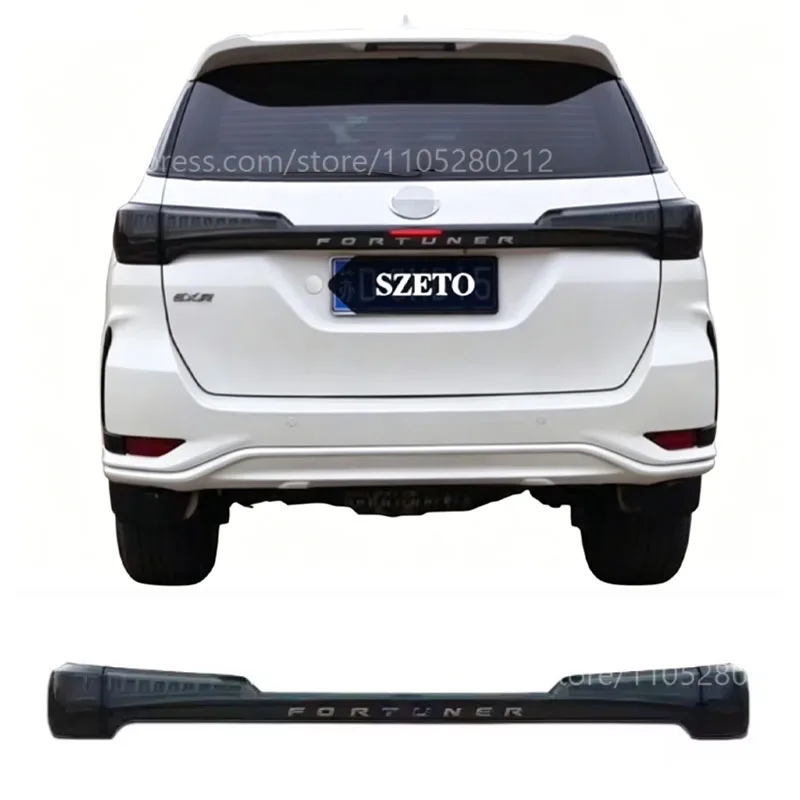 Suitable for 16-21 Toyota Fortuner upgraded rear spoiler with LED brake lights, daytime running lights, bumper
Suitable for 16-21 Toyota Fortuner upgraded rear spoiler with LED brake lights, daytime running lights, bumper